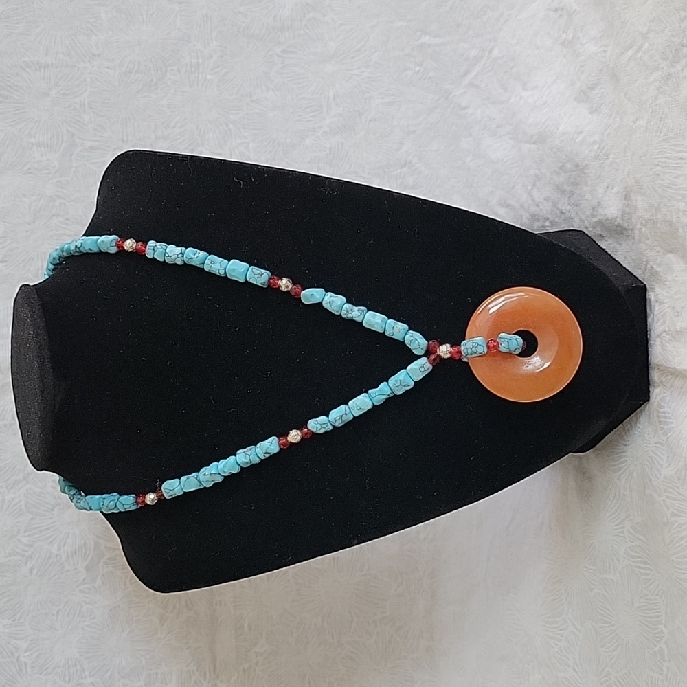 Turquoise Beaded Necklace